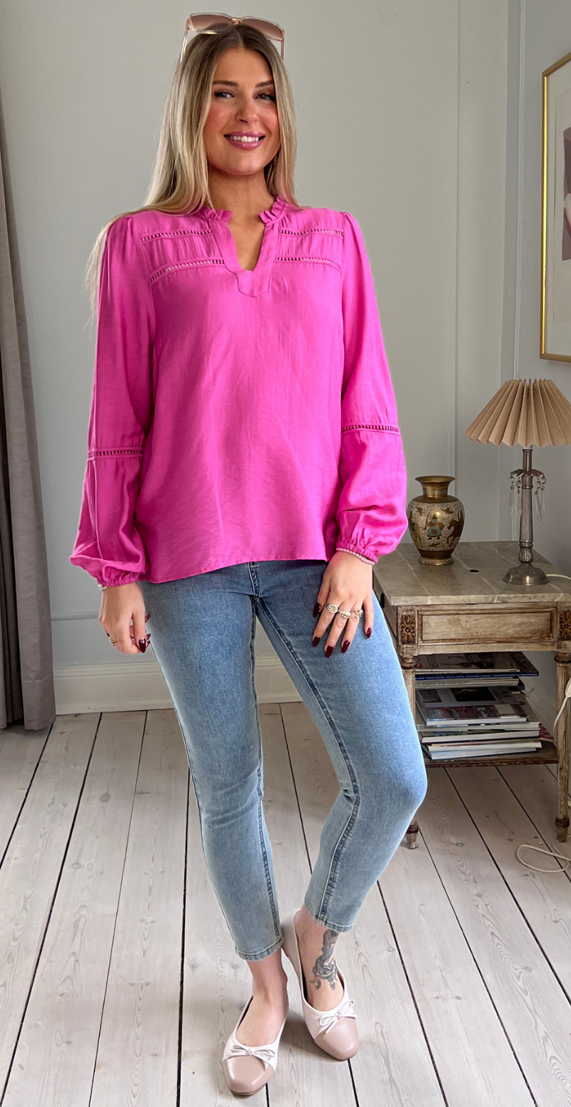 Antina bluse wild orchid Freequent