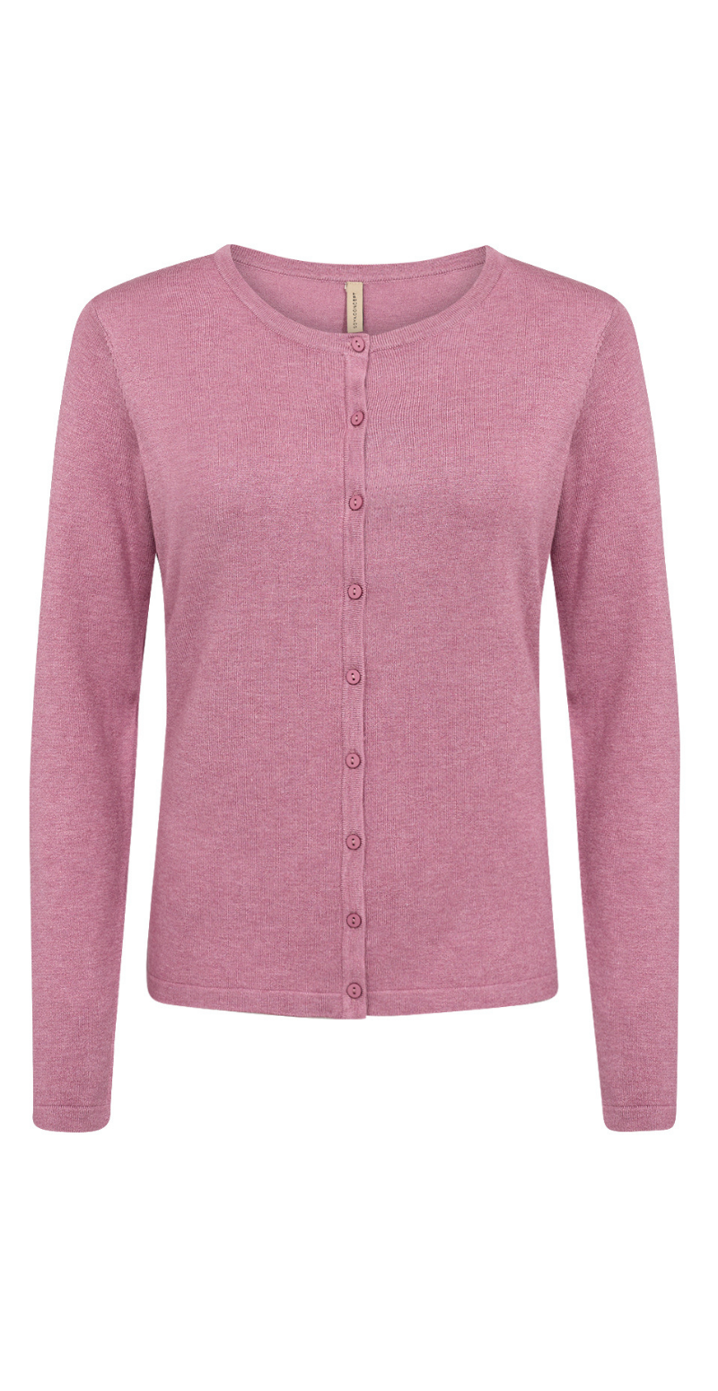 Dollie cardigan mauve Soyaconcept