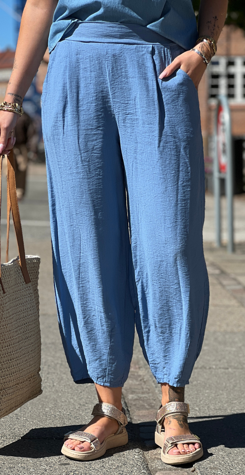 Forudbestil uge 29 Alana bukser med skrålommer og barrel-fit jeans LikeLondon