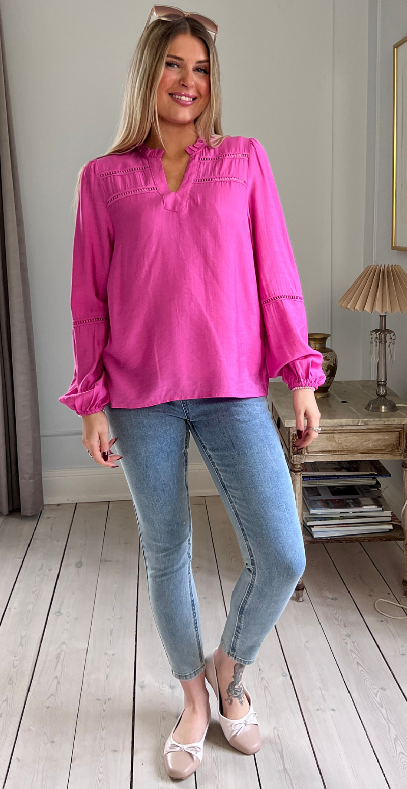 Antina bluse wild orchid Freequent