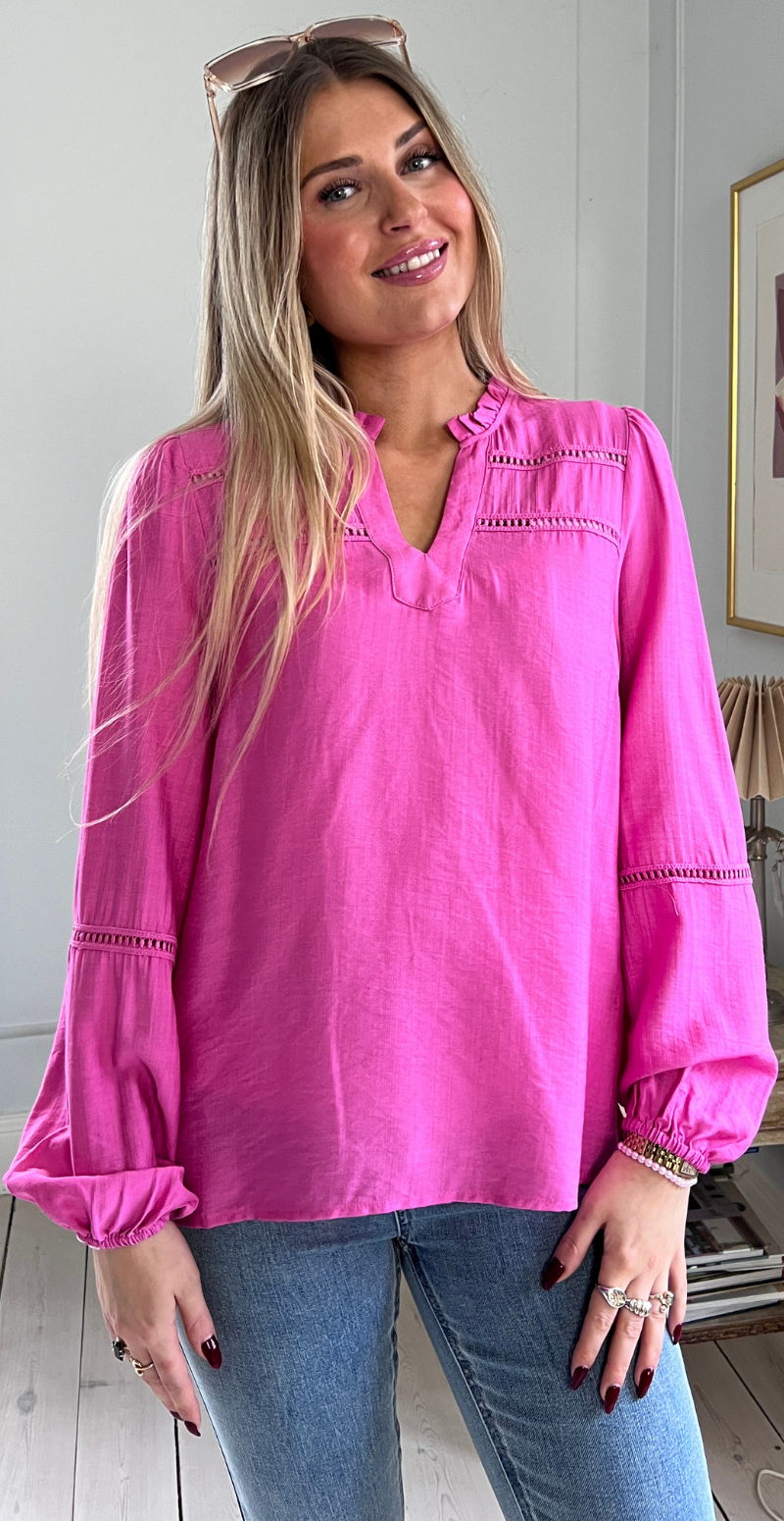 Antina bluse wild orchid Freequent