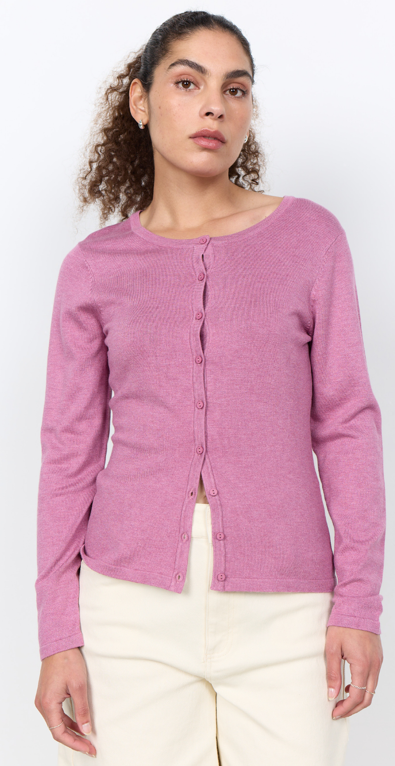 Dollie cardigan mauve Soyaconcept