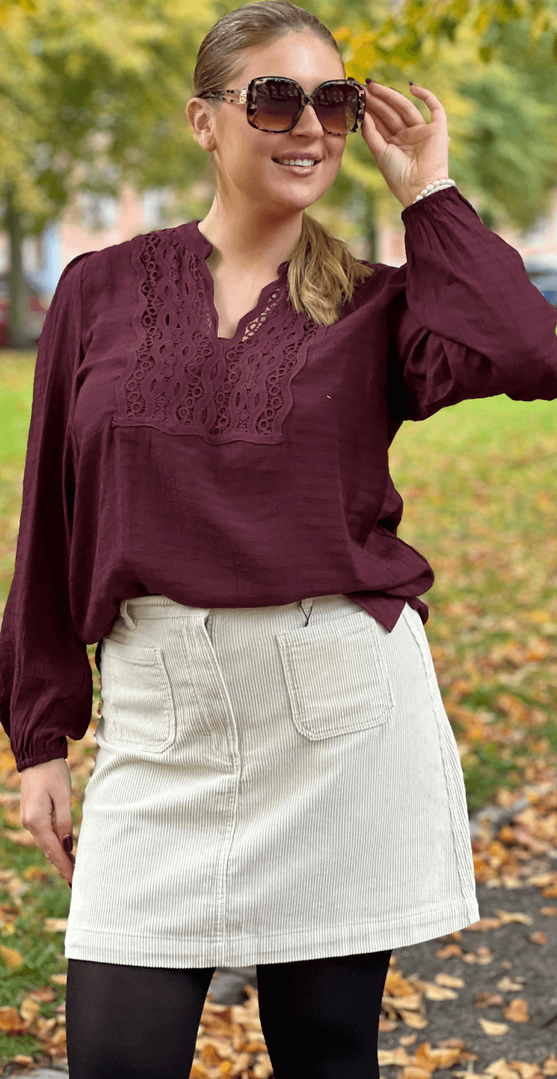 Shu bluse bordeaux
