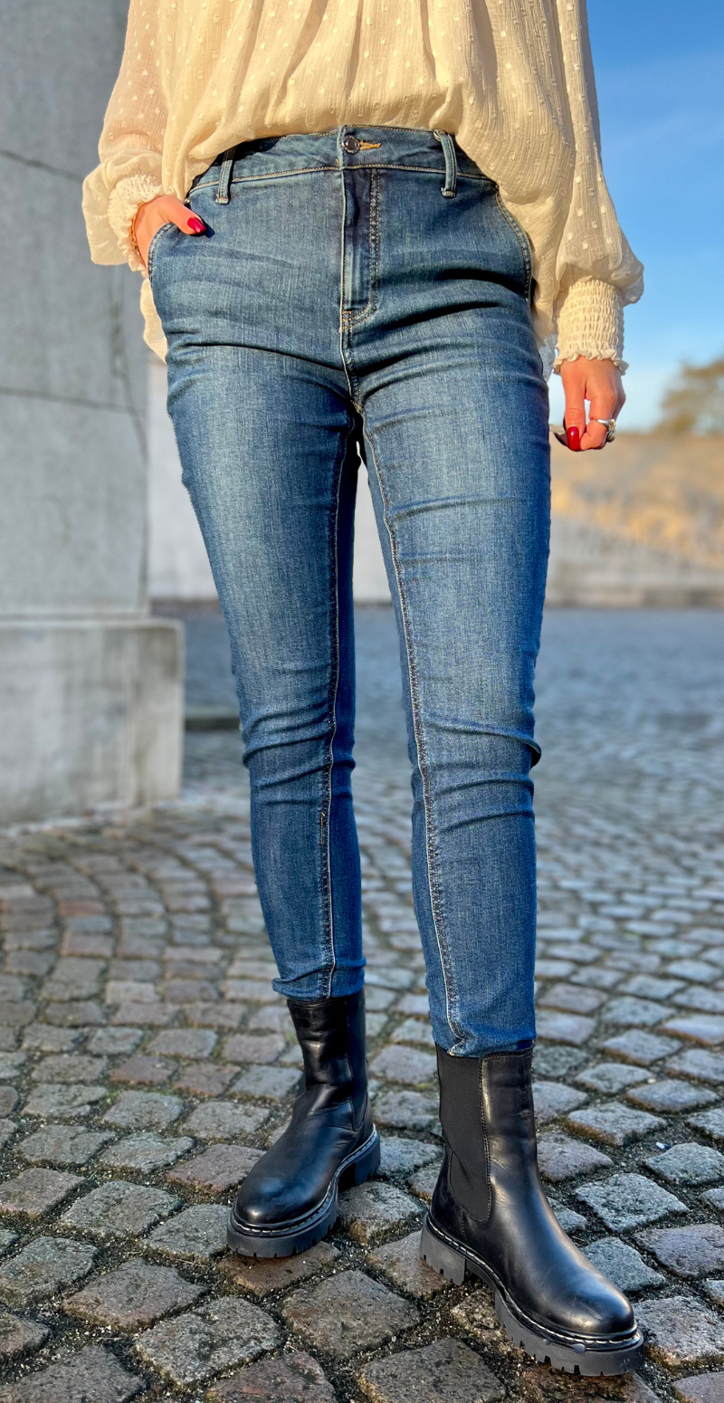 Jane denim buks medium blå