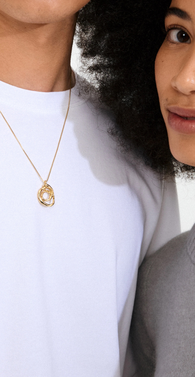 Diego halskæde guldbelagt Pilgrim