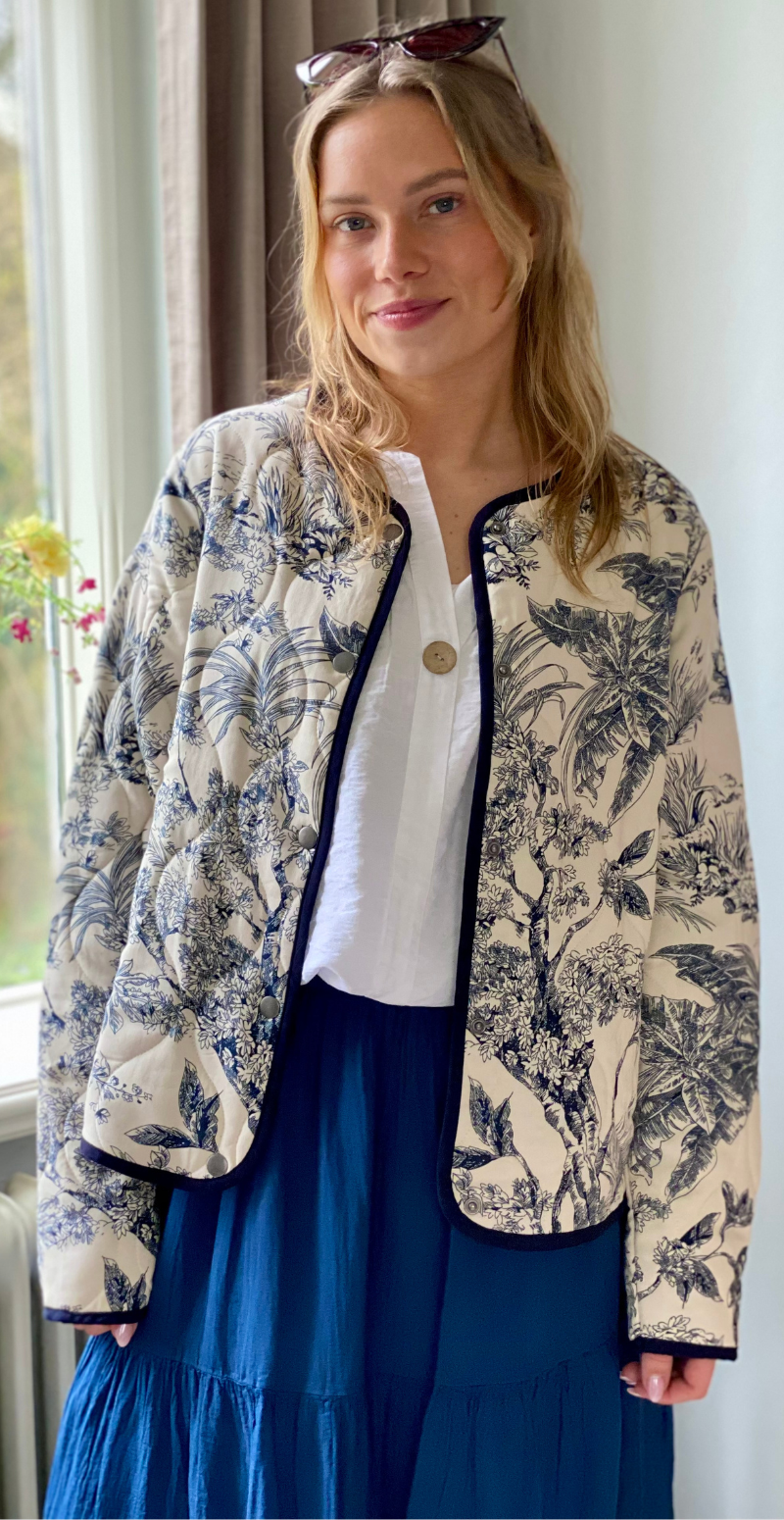 Carli jakke navy Likelondon