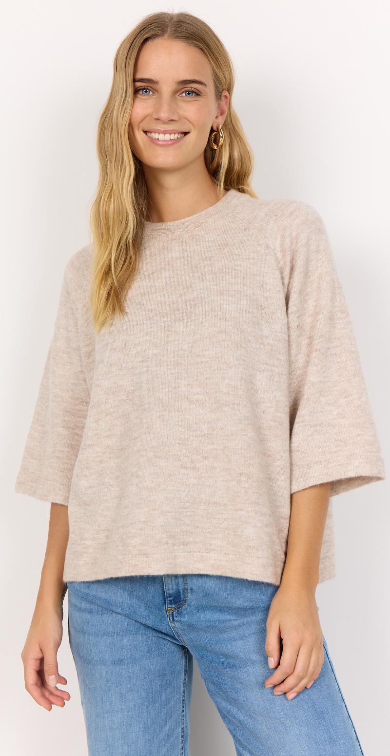 Orlean pullover taupe
