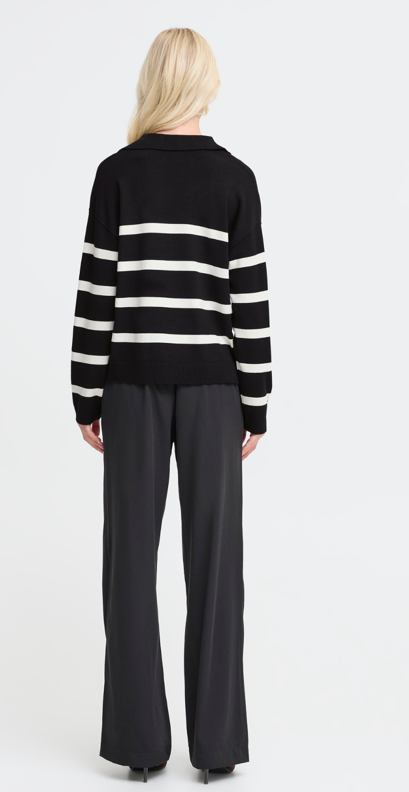 Morla Jumper med striber black mix B.young