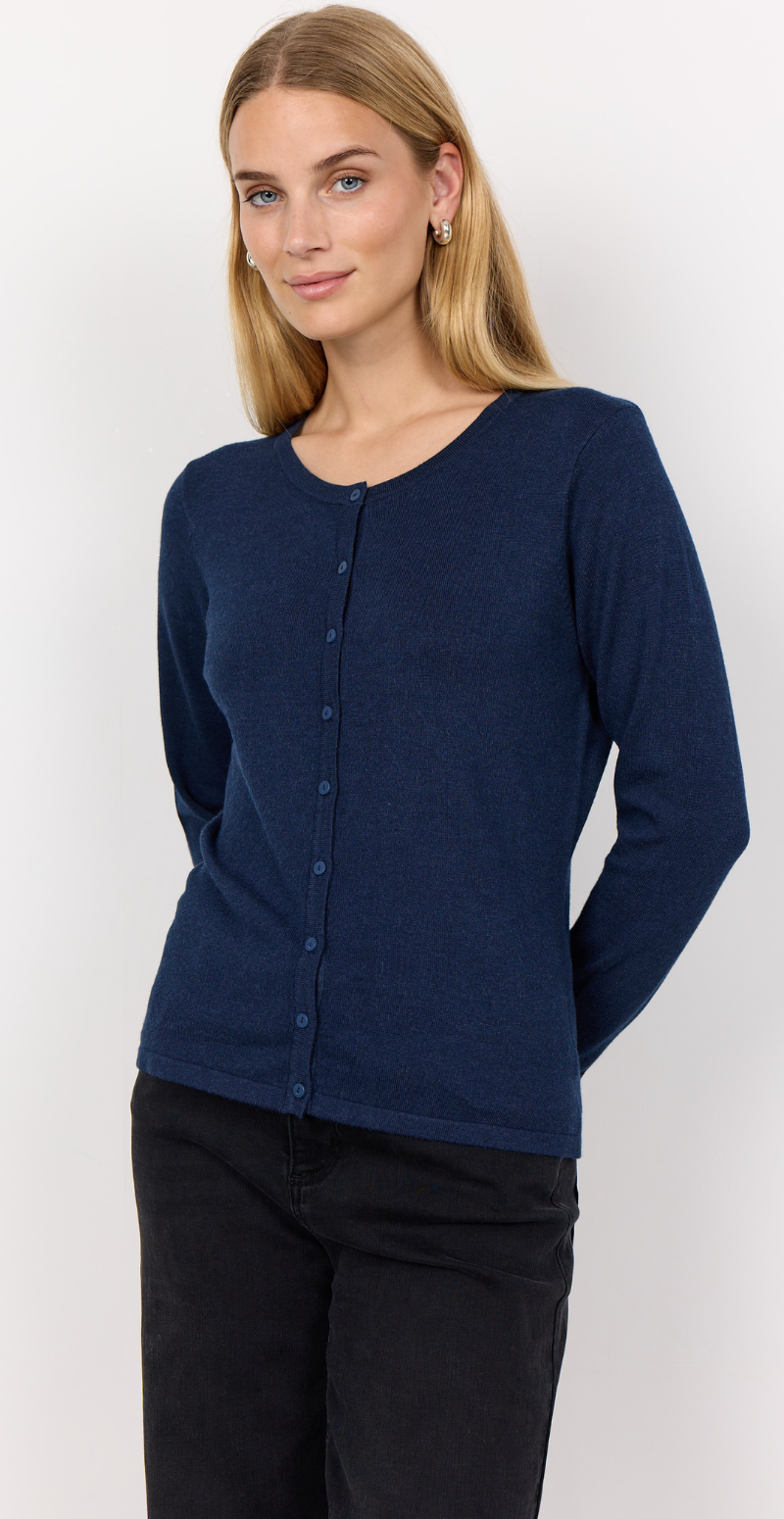 Dollie Cardigan Navy Soyaconcept