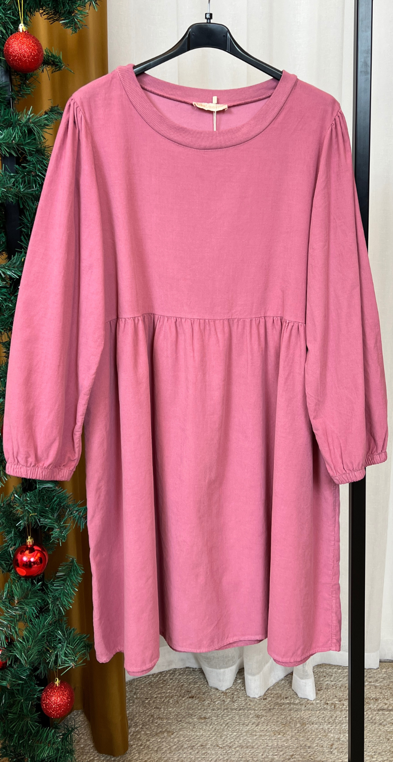 Ava fløjlskjole med ballonærmer chipolla LikeLondon