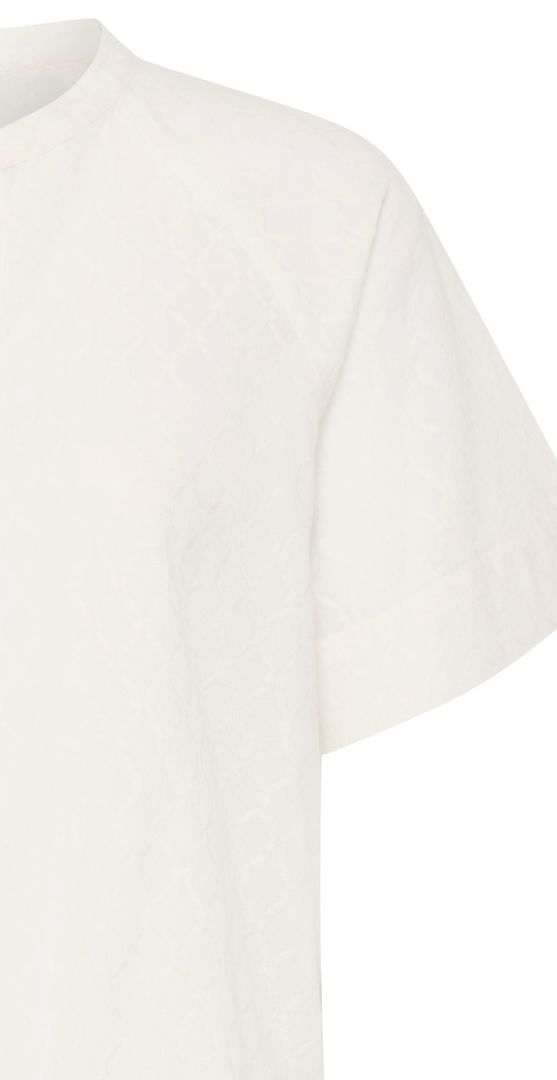 Farley bluse med broderet mønster marshmallow B.young