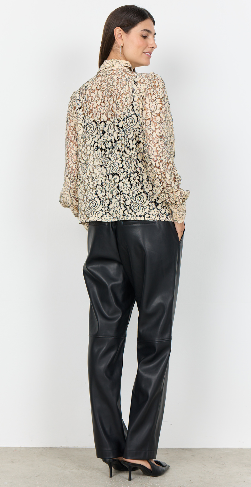 Nilla blonde skjorte creme Soyaconcept