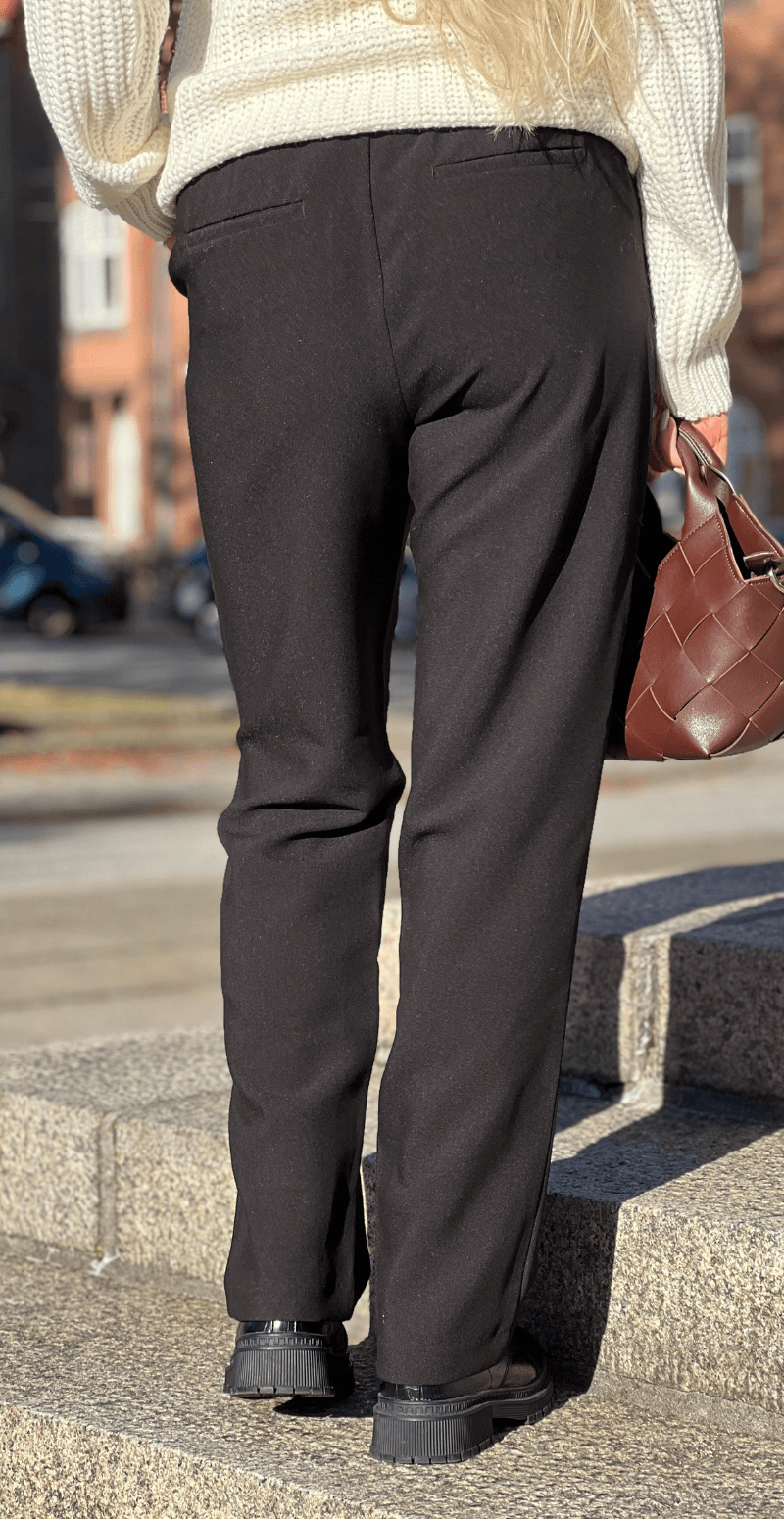 Nadia bukser med bindebånd i taljen