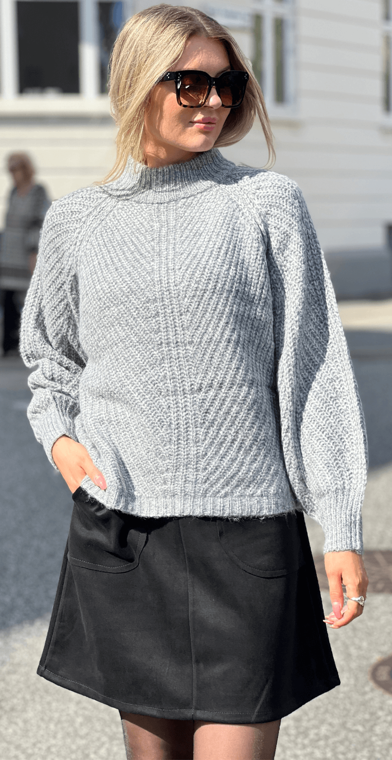 Oksana turtleneck grå