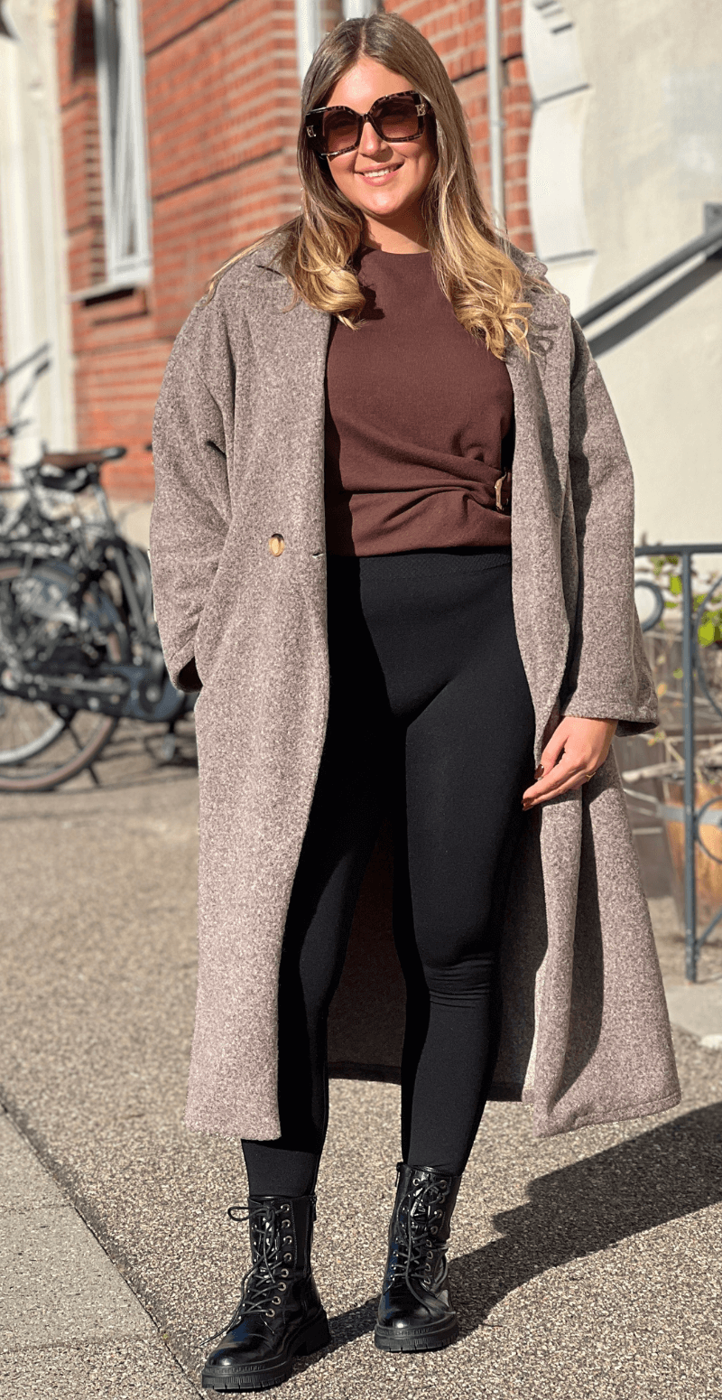 Jaqueline frakke med lommer og knapper fango LikeLondon