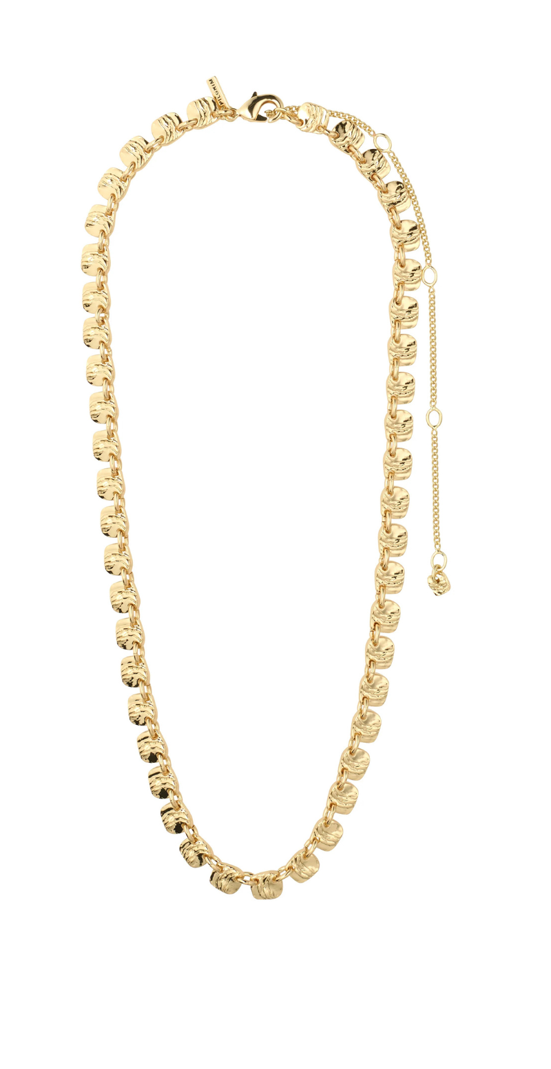 Sense halskæde guldbelagt