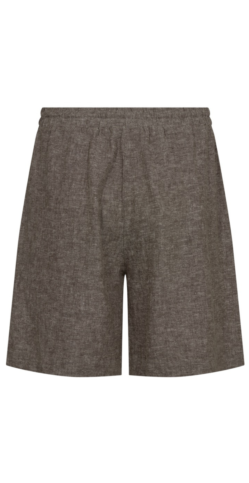 Lava hør shorts morel melange Freequent