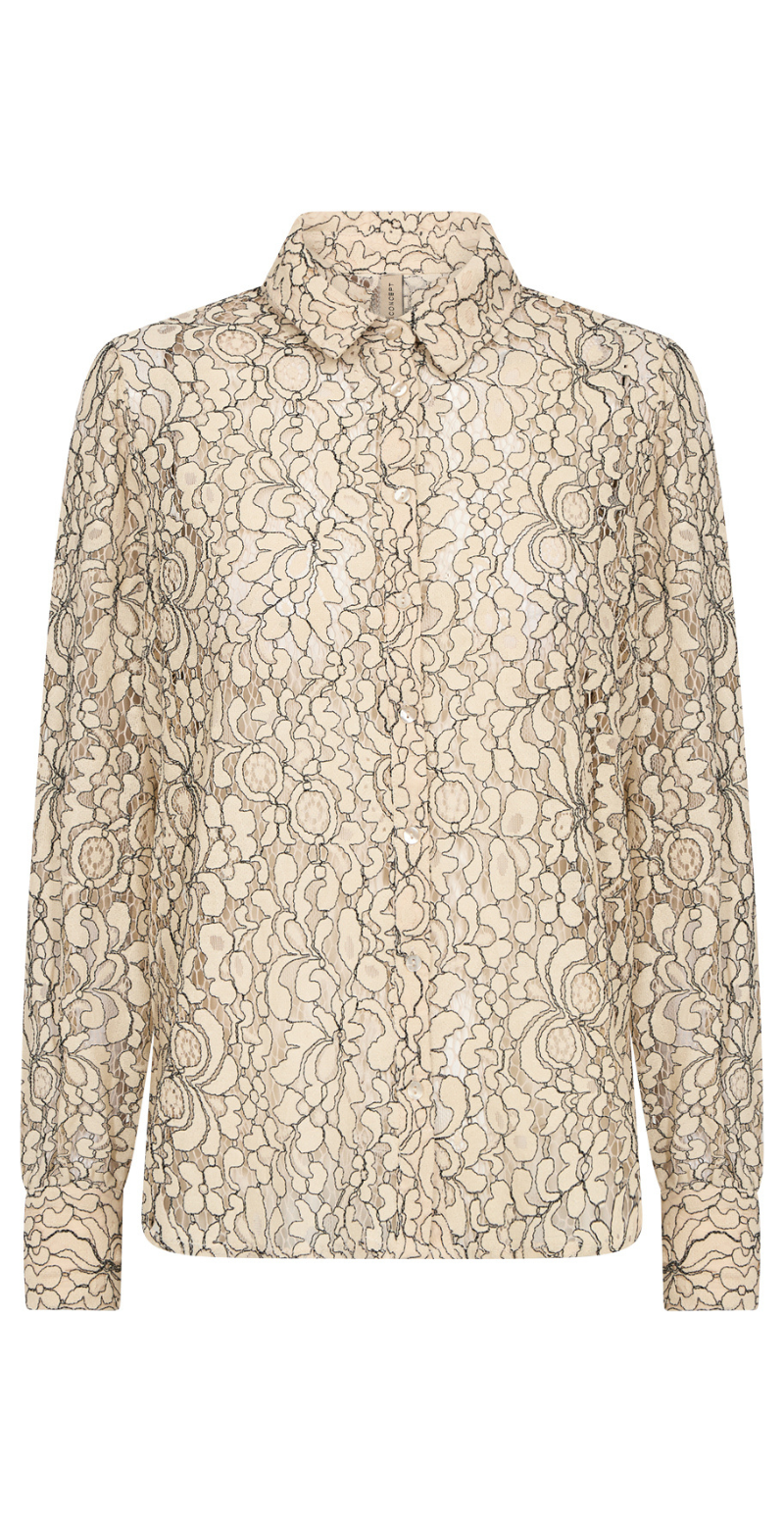 Nilla blonde skjorte creme Soyaconcept