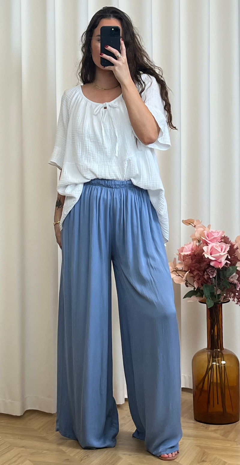 Linette bukser med vidde denim LikeLondon