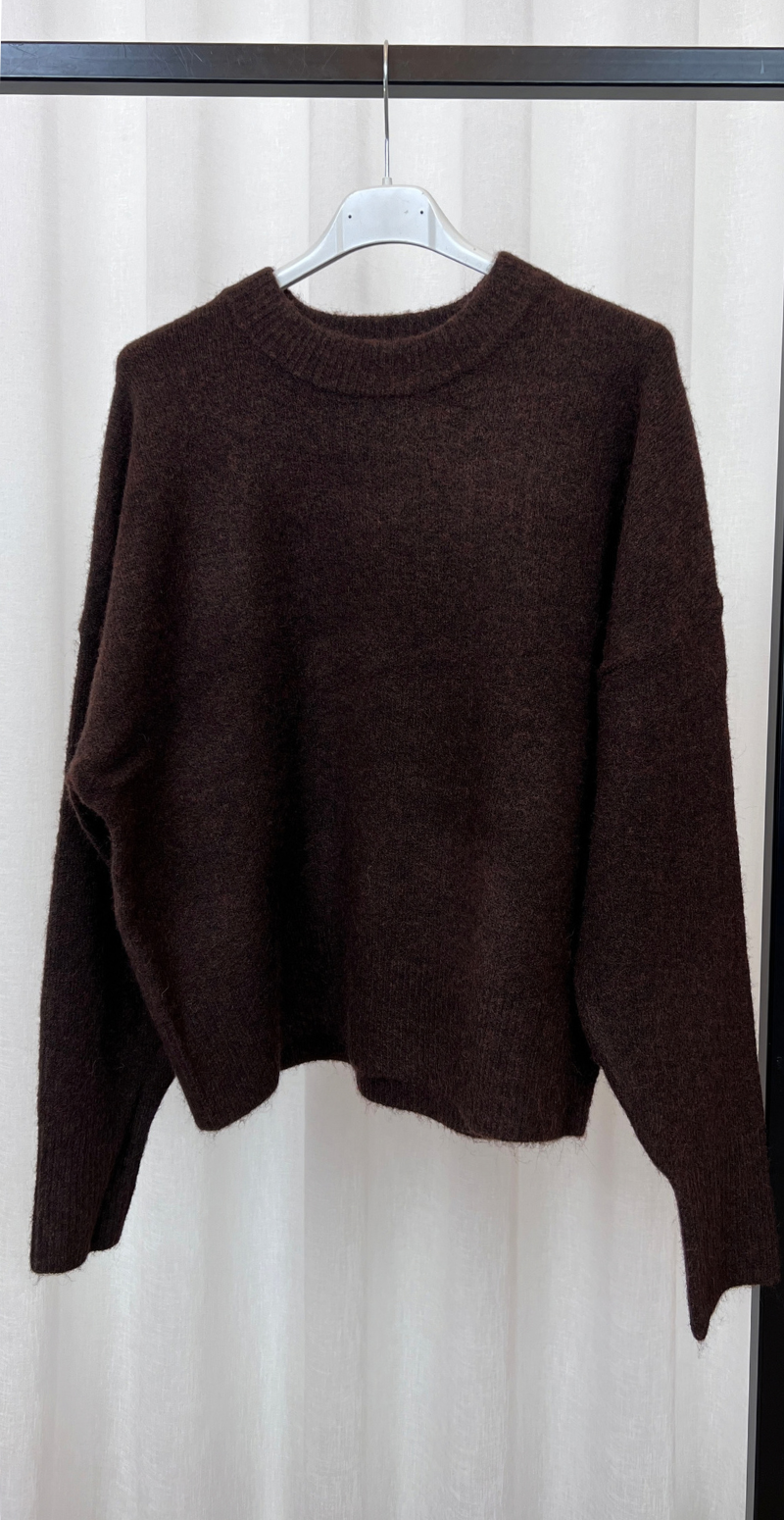 Omea strikbluse java melange B.young