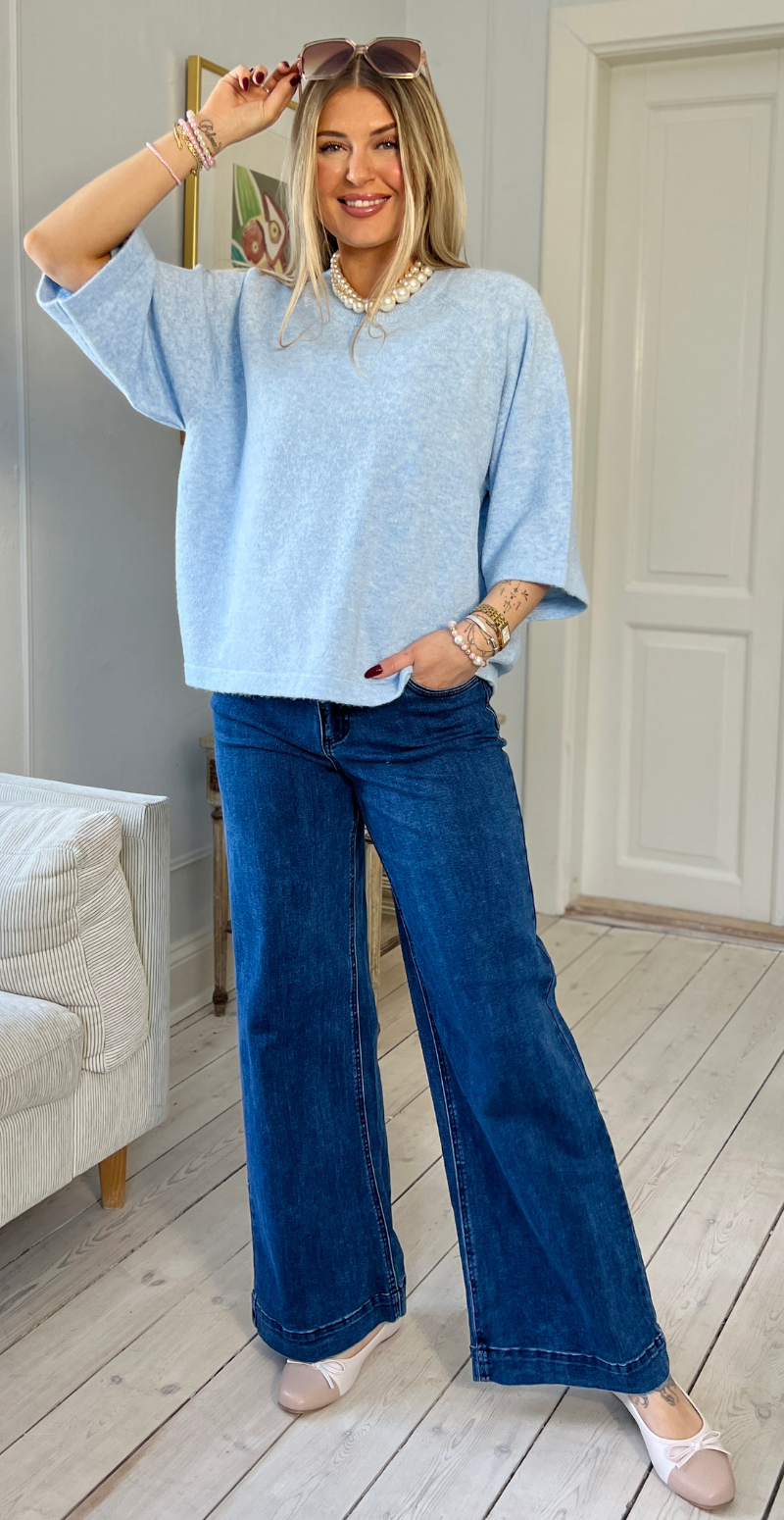 Orlean pullover lysblå LikeLondon