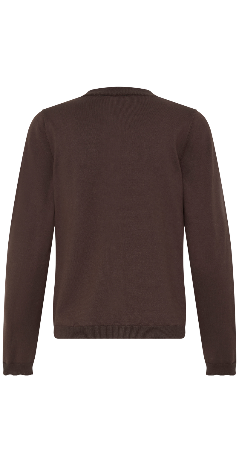 Morla Lurex cardigan java melange B.Young
