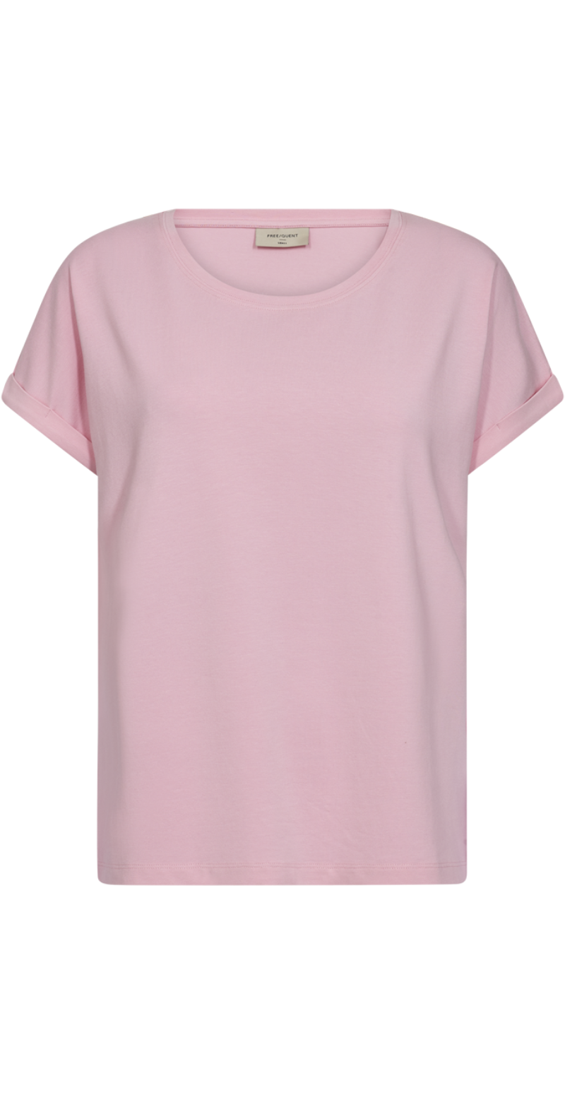 Joke bluse med opsmøg lilac sachet