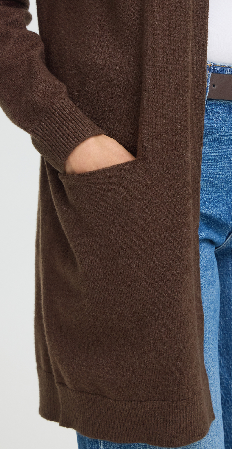 Nonina cardigan i strik java melange B.young