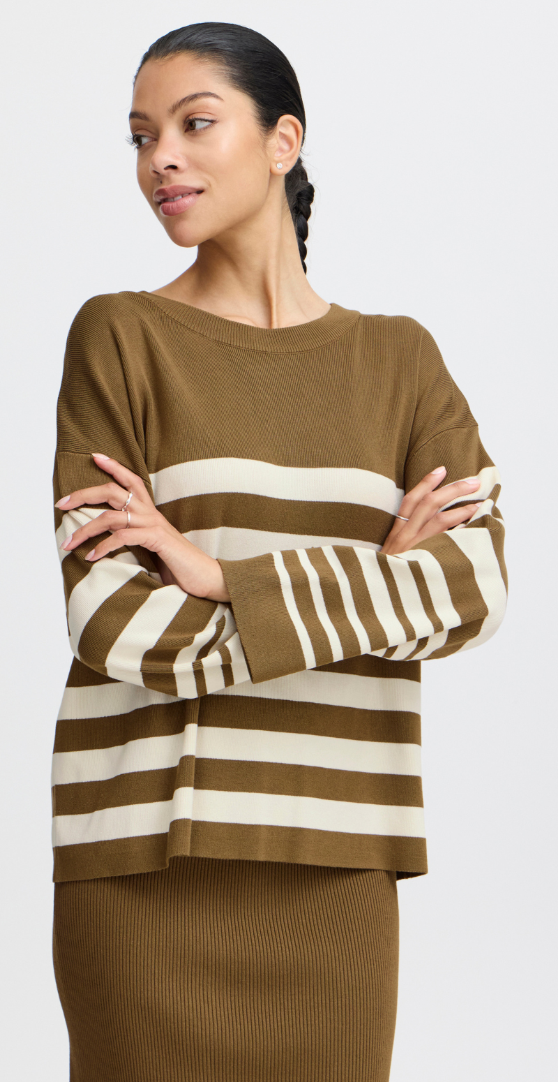 Morla jumper military olive mix