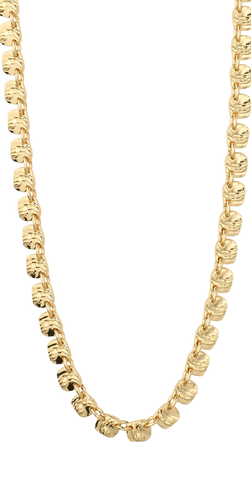 Sense halskæde guldbelagt