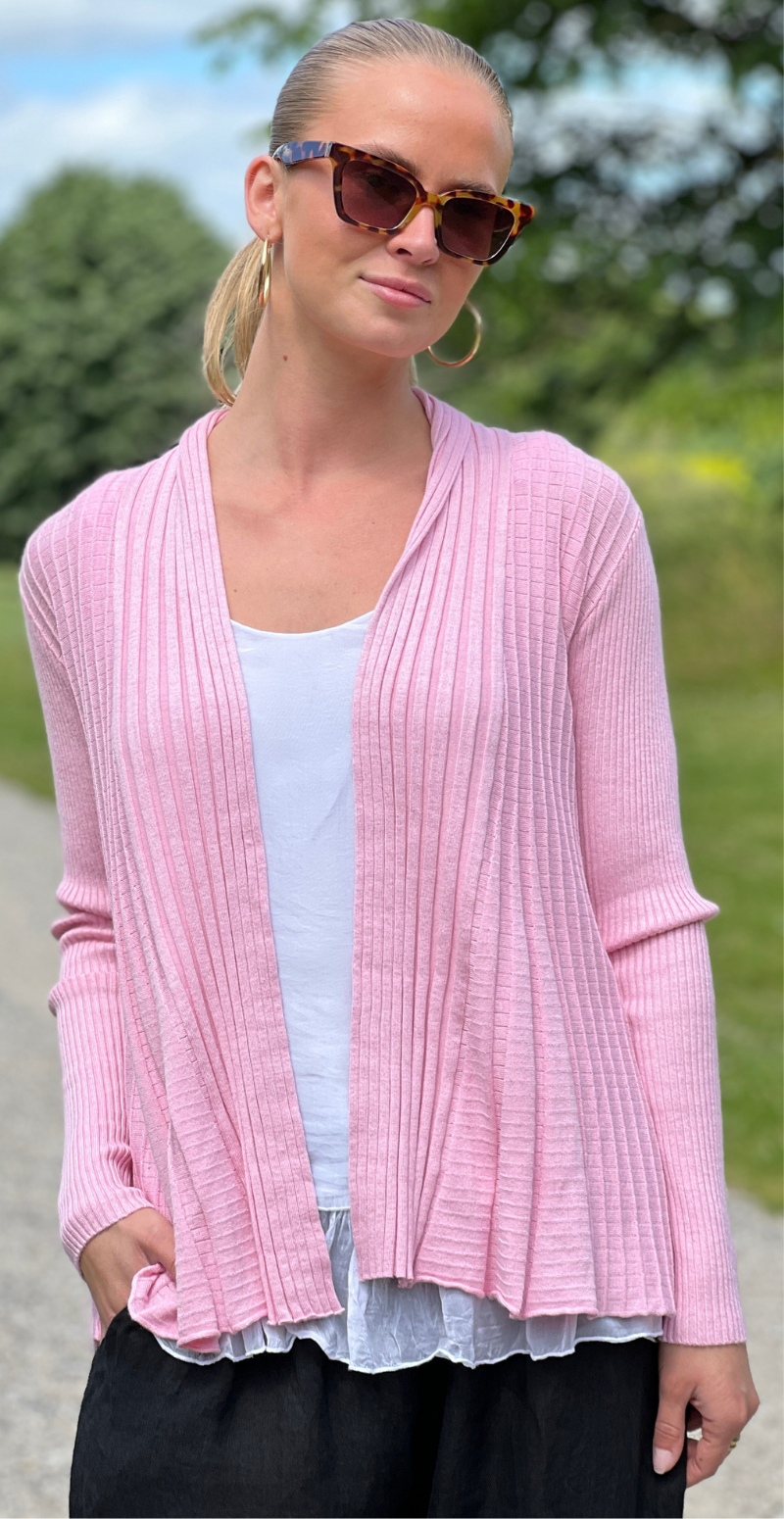 Kort claudisse cardigan lilac sachet melange