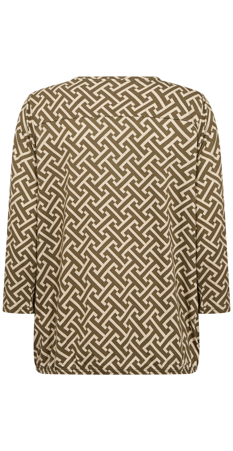 Felicity bluse mørkegrøn