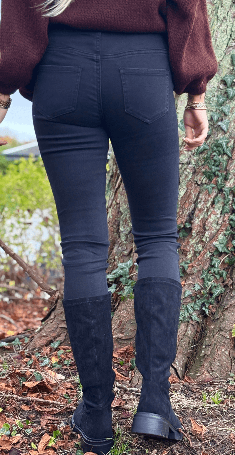 Shantal denim bukser sort