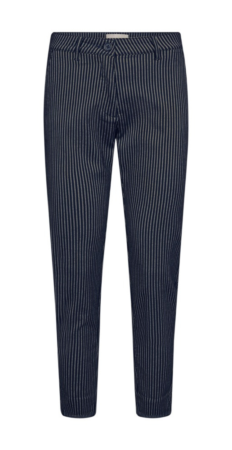 Rex bukser med striber navy blazer w. star off-white Freequent