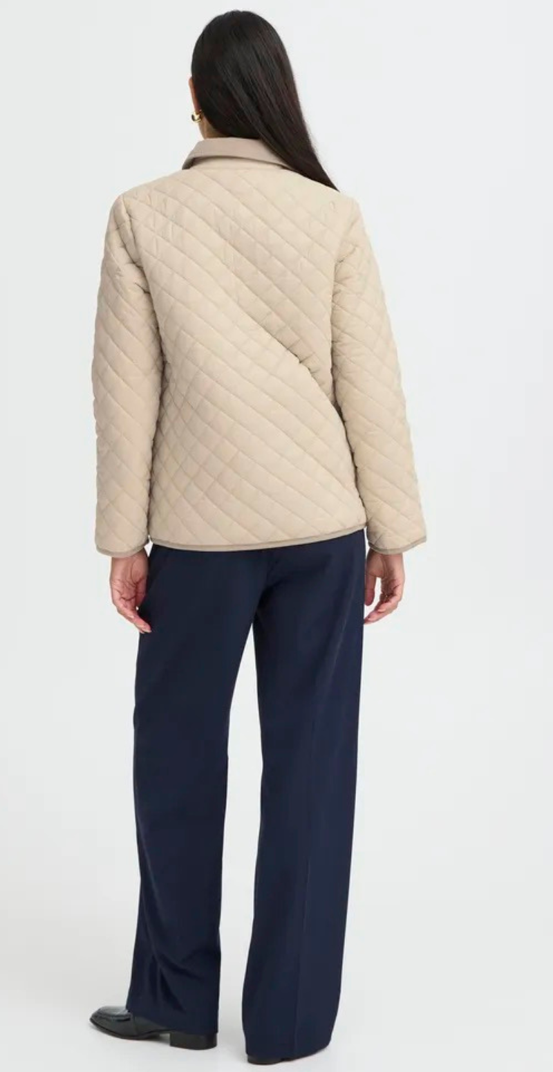 Berta jakke med krave oyster B.young