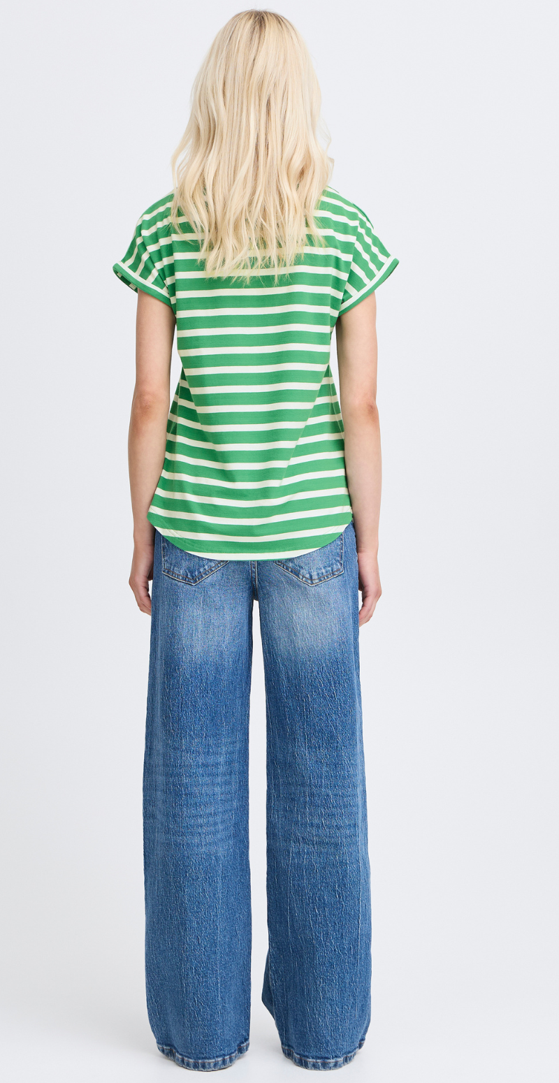 T-shirt med striber leprechaun mix B.young