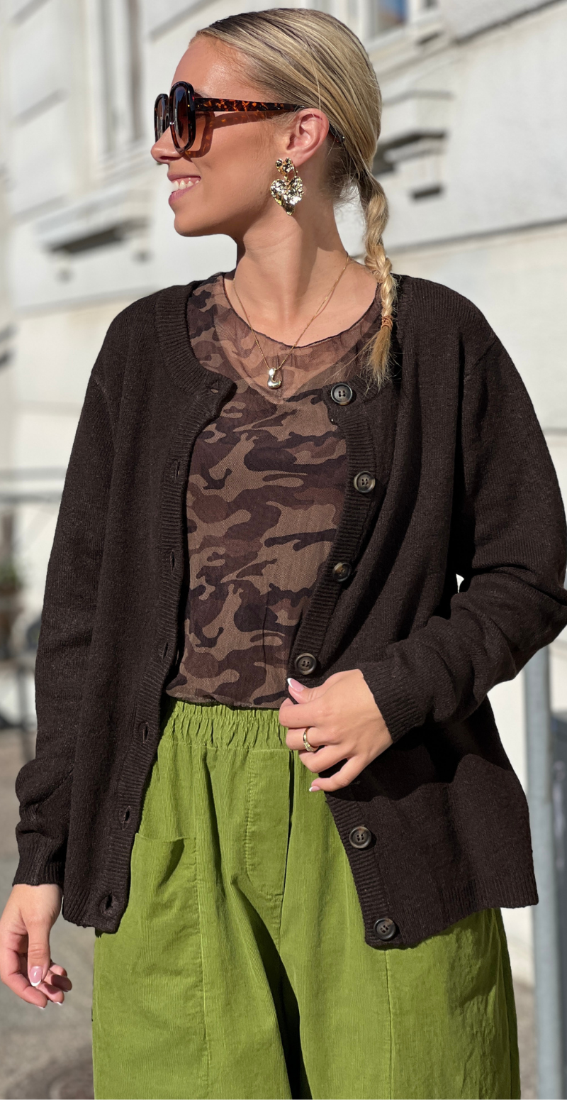 Orlean cardigan brun LikeLondon