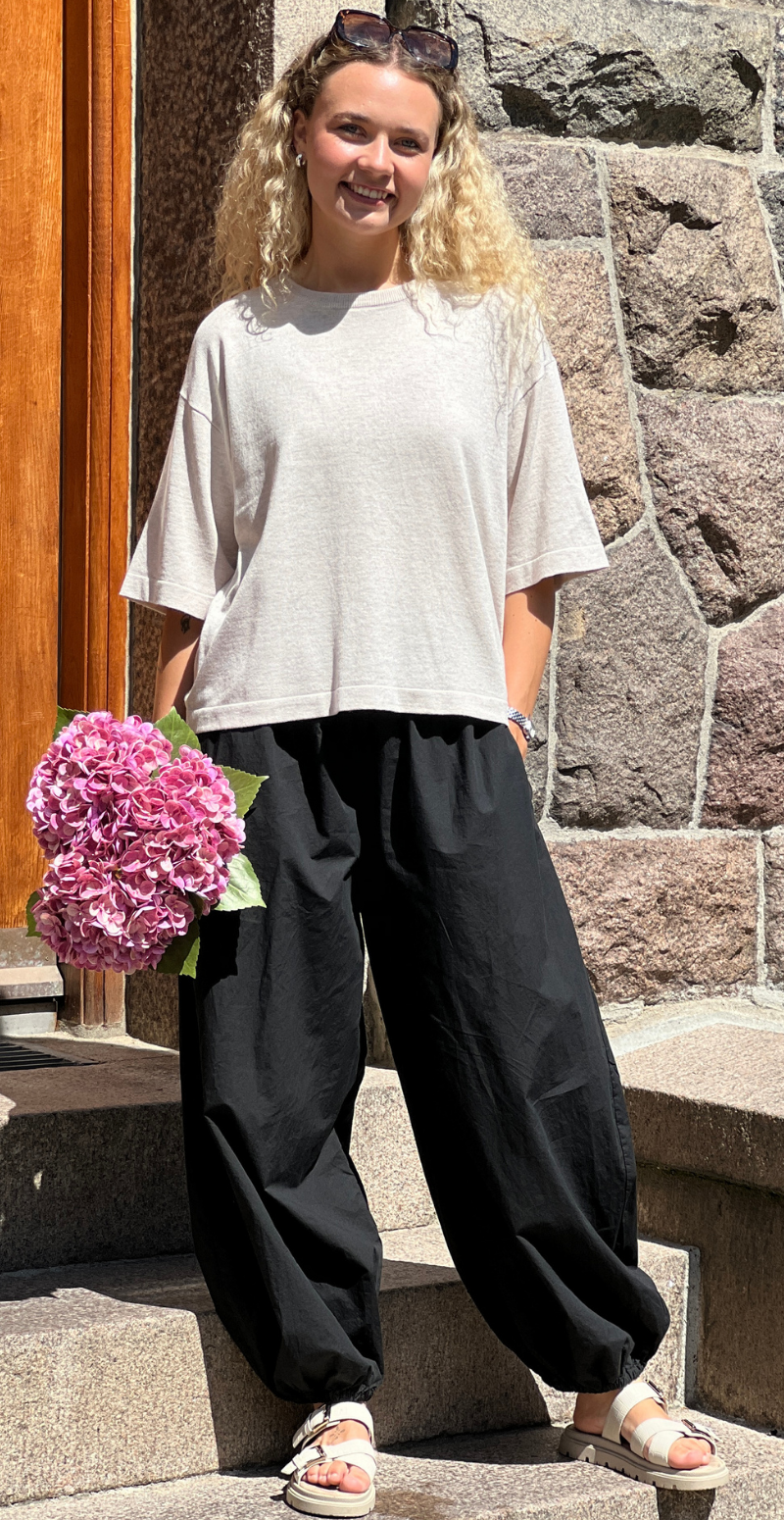 Conny pullover med 3/4 ærmer moonbeam Freequent