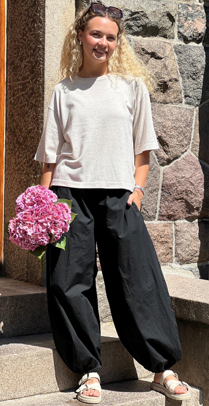 Conny pullover med 3/4 ærmer moonbeam Freequent