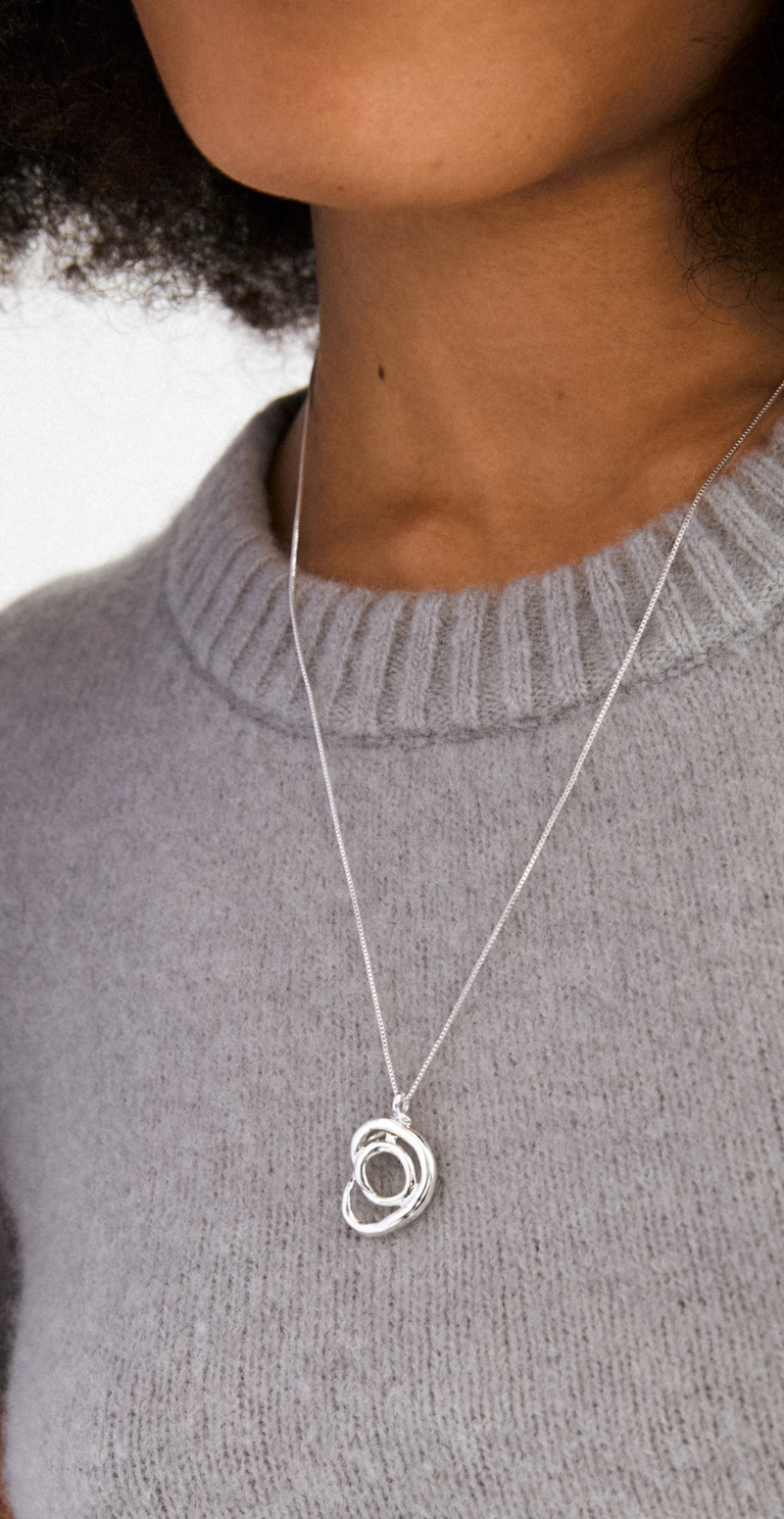 Diego halskæde sølvbelagt Pilgrim