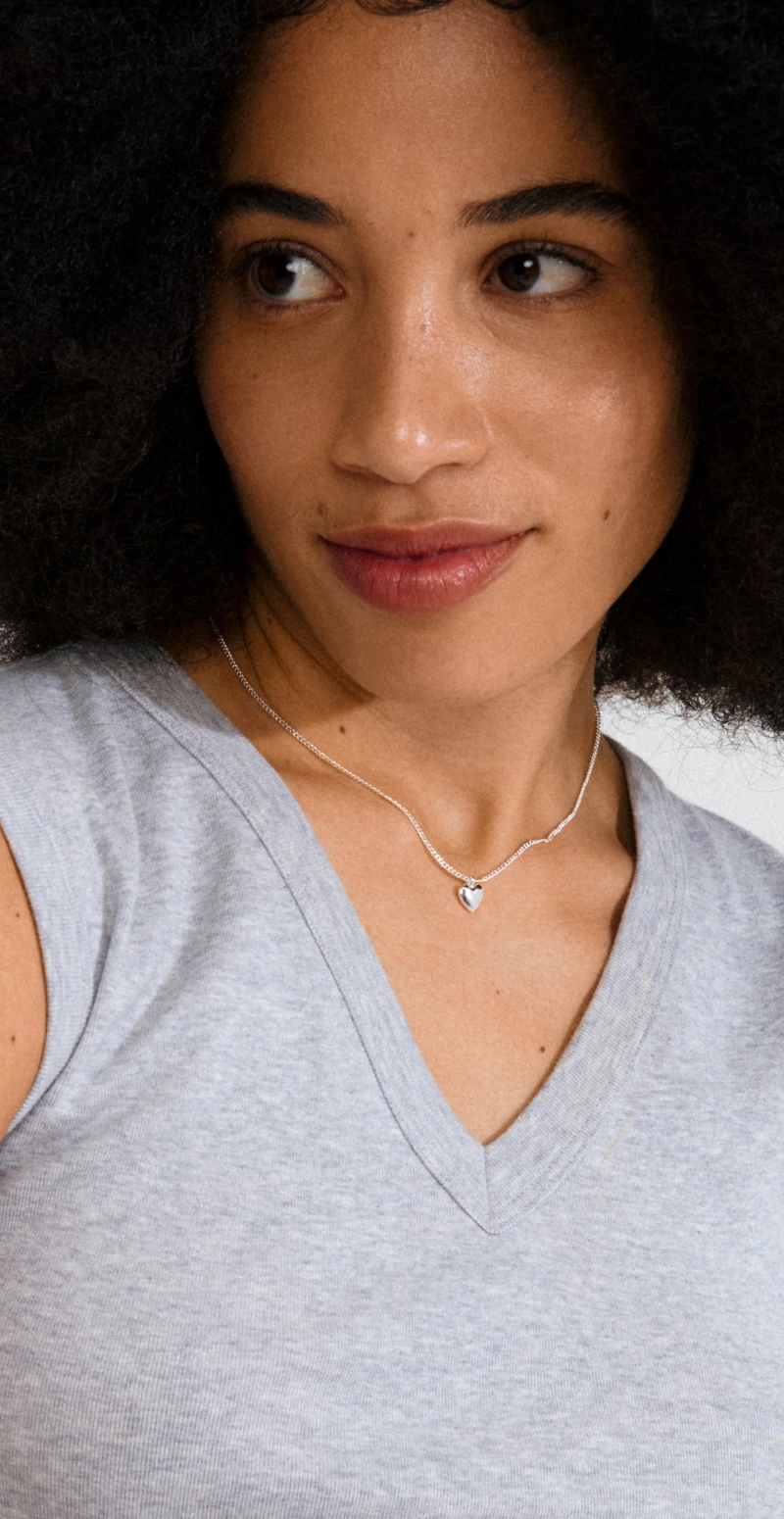 Alaia halskæde sølvbelagt Pilgrim