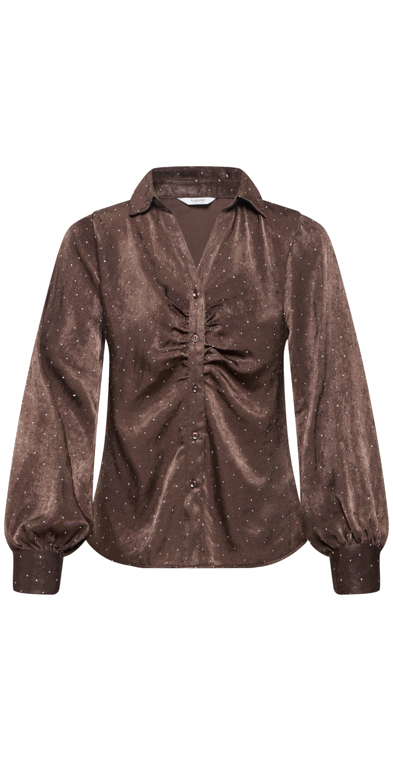 Halle bluse med similisten java B.young