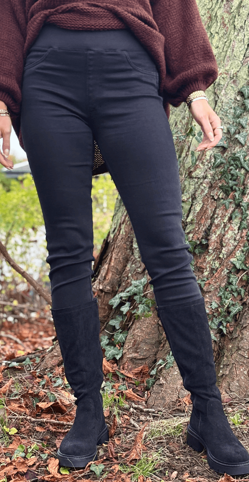 Shantal denim bukser sort