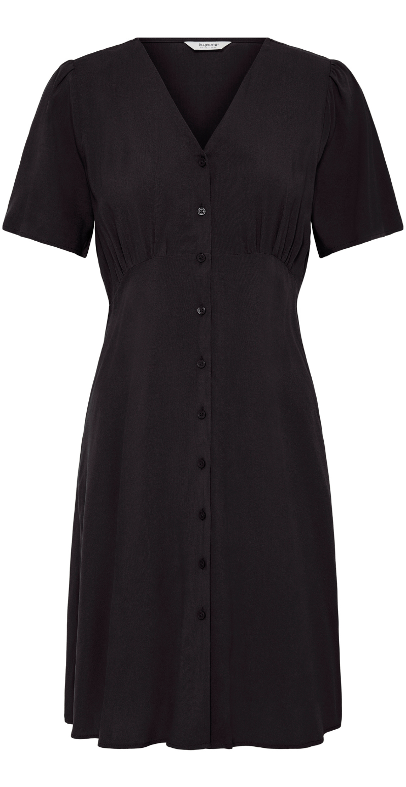 Joella kort kjole med v-hals meteorite B.young