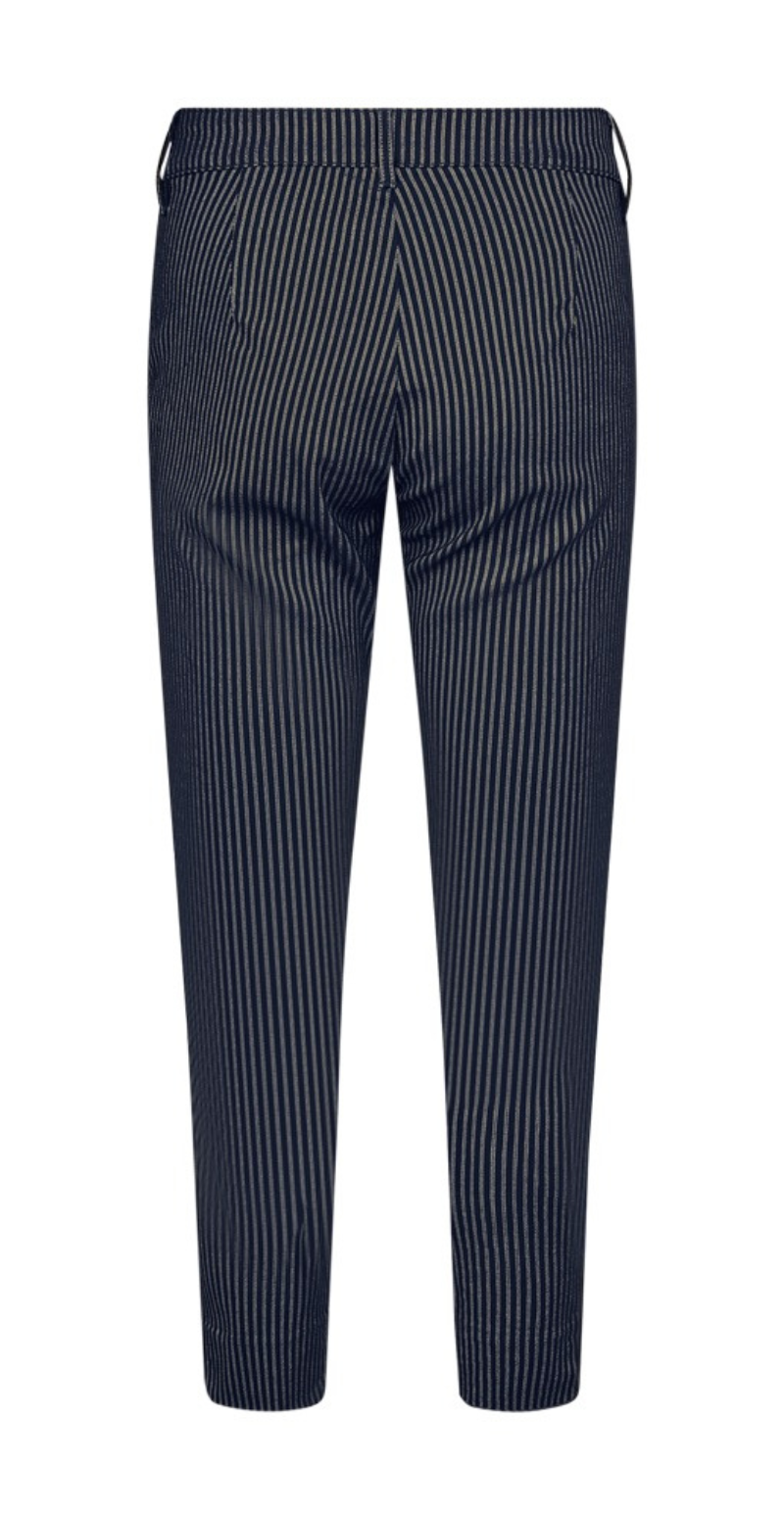 Rex bukser med striber navy blazer w. star off-white Freequent