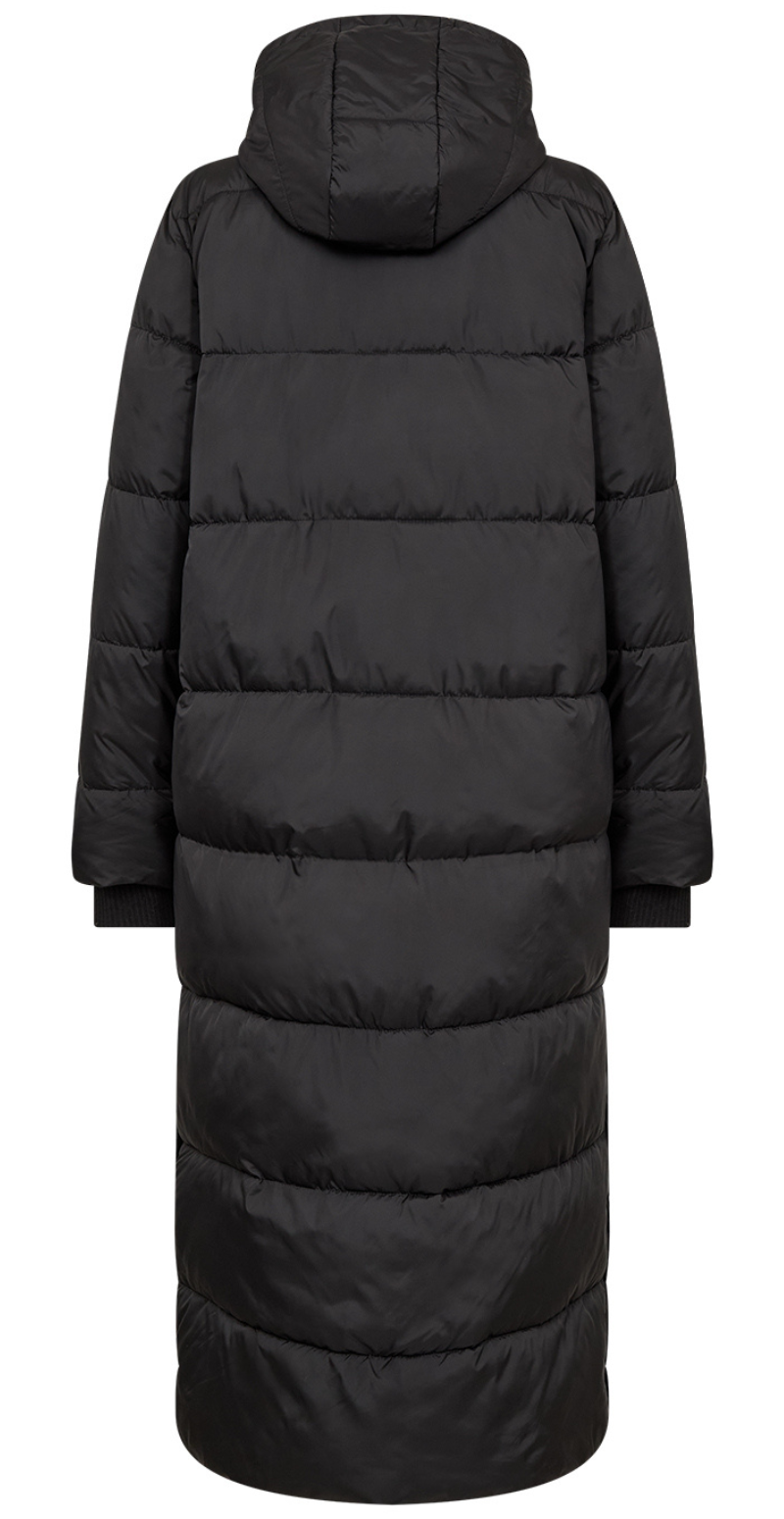 Liva frakke med hætte sort LikeLondon