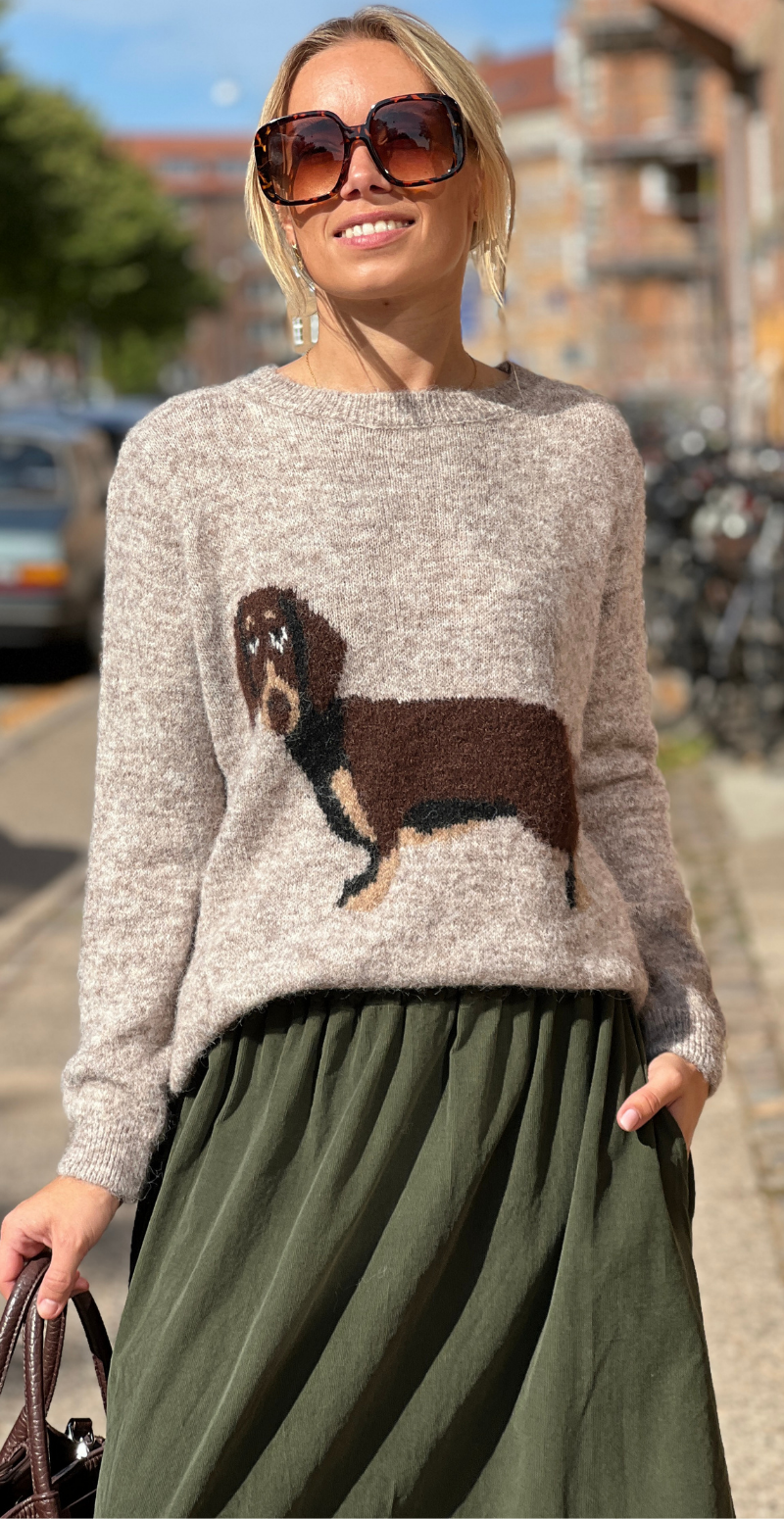 Tine strik med gravhund fango LikeLondon