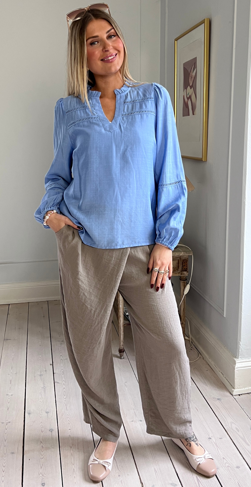 Antina bluse vista blue Freequent