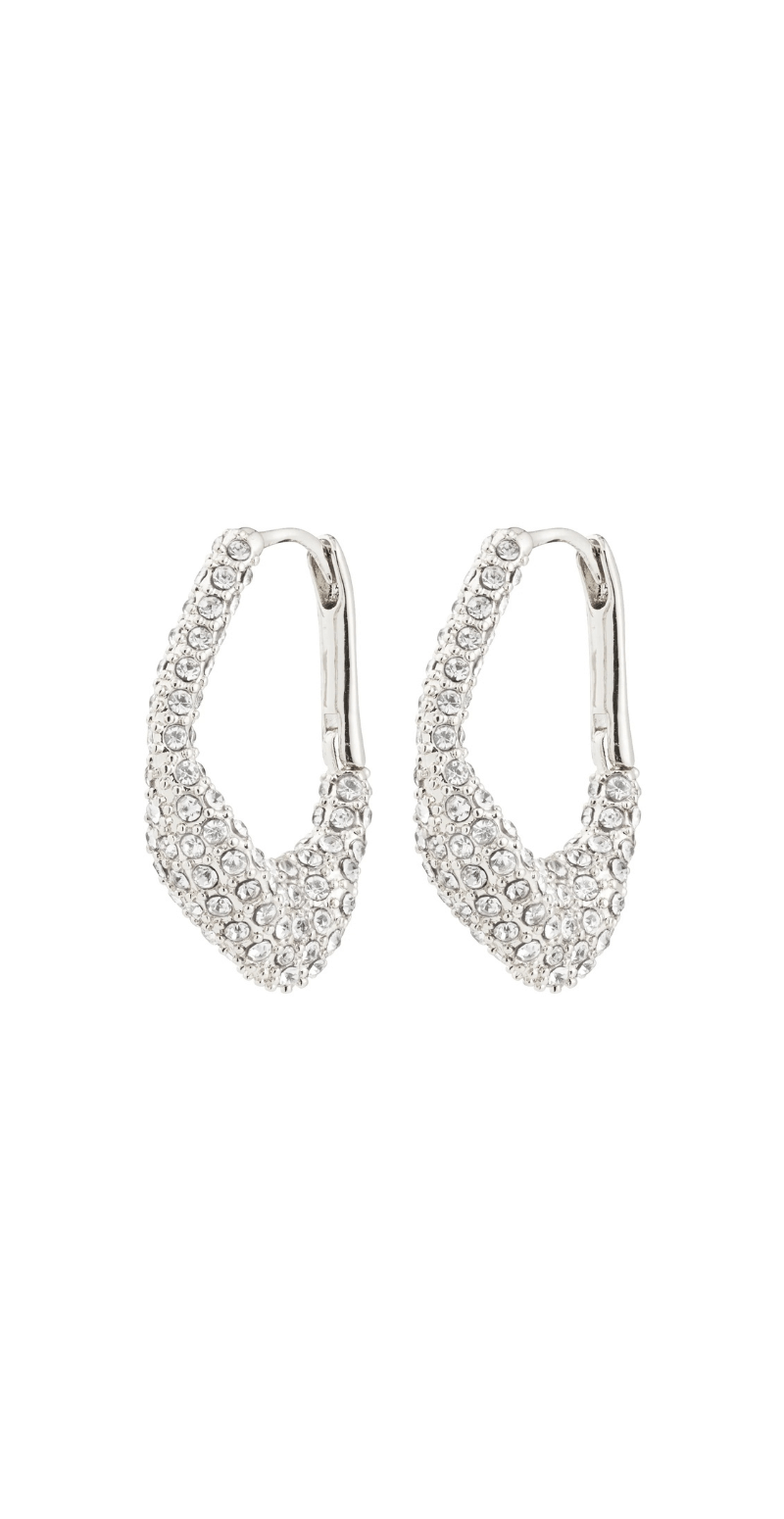 Fenix øreringe sølvbelagt