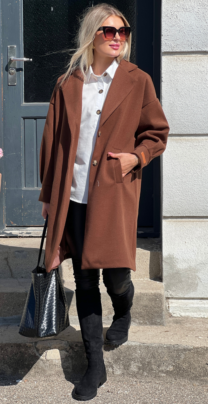 Irma jakke brun Likelondon